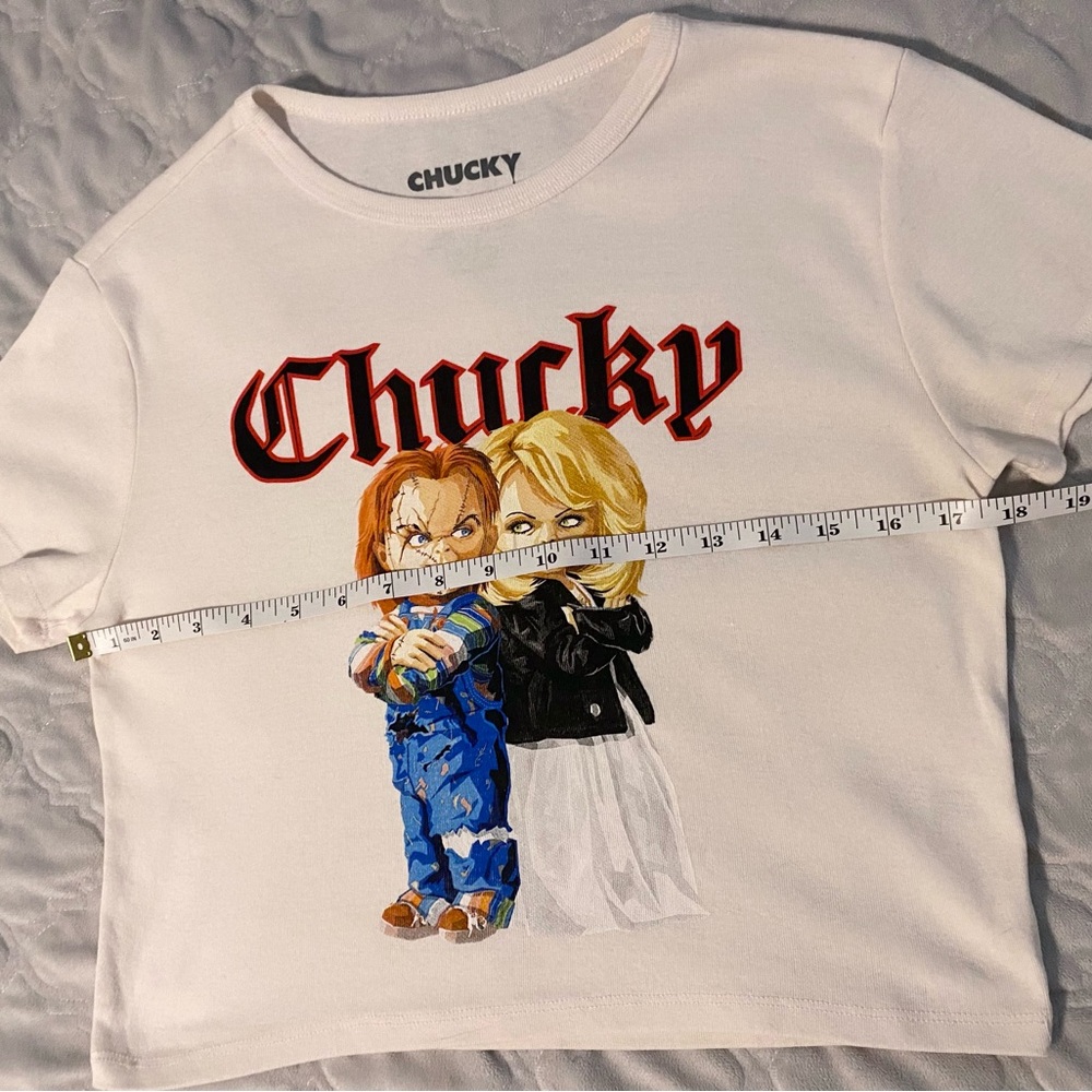 Chucky Women’s Baby Tee - Picture 2 of 4
